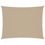 VIDAXL Sunshade Rechteck 6x7 M Oxford Stoff Beige