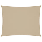 VIDAXL Sunshade Rechteck 6x8 M Oxford Stoff Beige