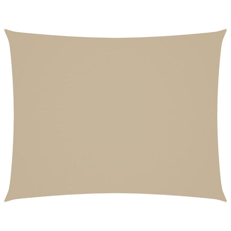 VIDAXL Sunshade Rechteck 6x8 M Oxford Stoff Beige