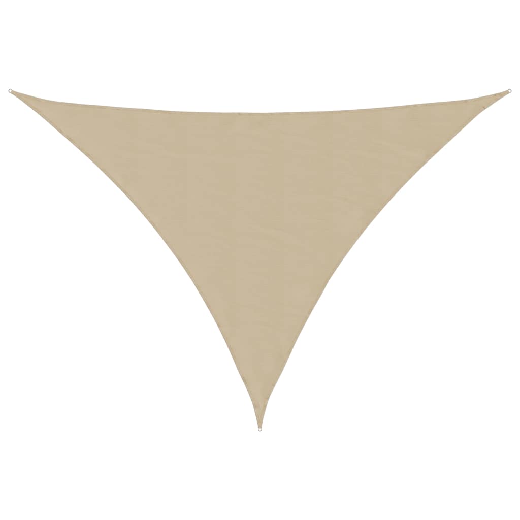 Vidaxl Sunchade Triangular 4x5x6,4 M Oxford Stoff Beige