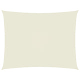 VIDAXL Sunshade Rechteck 2,5 x 4 M Oxford Stoff Crème -Colored