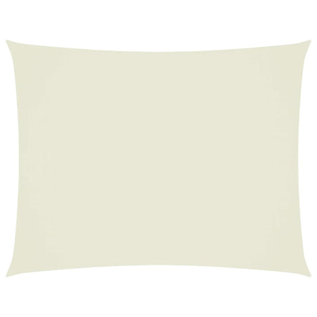 Vidaxl Sonnenschutz Rechteck 3x6 M Oxford Stoff Crème farbig