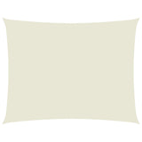 VIDAXL Sunshade Rechteck 3,5 x 4,5 M Oxford Stoff Crème -Colored