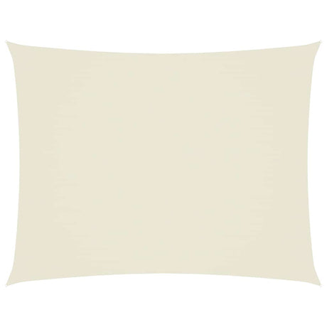 VIDAXL Sunshade Rechteck 3,5 x 4,5 M Oxford Stoff Crème -Colored