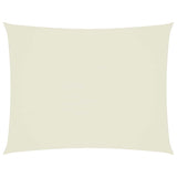 VIDAXL Sunshade Rechteck 6x8 M Oxford Stoffcreme -Colored