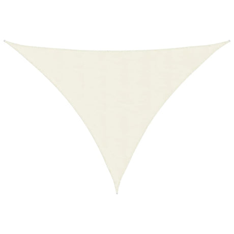 Vidaxl -Markise Dreieck 3x4x5 M Oxford Stoff Crème farbig