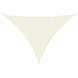 Vidaxl -Markise Dreieck 4x4x5,8 M Oxford Stoff Crème -Colored