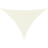 Vidaxl Sunchade Triangular 4x5x5 M Oxford Stoff Crème farbig