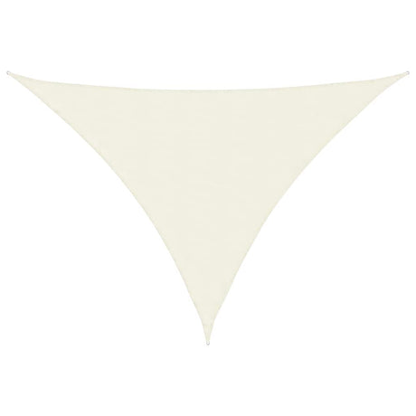 Vidaxl Sunchade Triangular 4x5x5 M Oxford Stoff Crème farbig