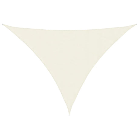 Vidaxl Sunchade Triangular 5x7x7 M Oxford Stoff Crème -Colored