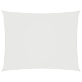 Vidaxl Sonnenschatten rechteckig 2,5 x 3,5 m Oxford Stoff weiß
