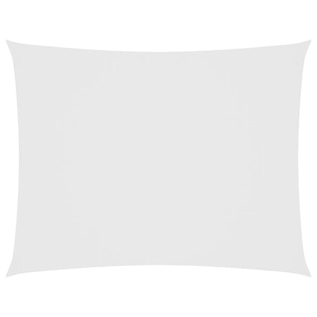 Vidaxl Sonnenschatten rechteckig 2,5 x 4 M Oxford Stoff weiß
