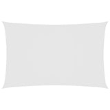 Vidaxl Sonnenschutz Rechteck 6x8 m Oxford Stoff weiß