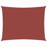 Vidaxl Sonnenschatten Rechteckig 5x6 M Oxford Stoff Terrakotta -gelenkt