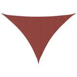 Vidaxl -Markise Dreieck 3x4x4 M Oxford Fabric Terracotta -gelöscht