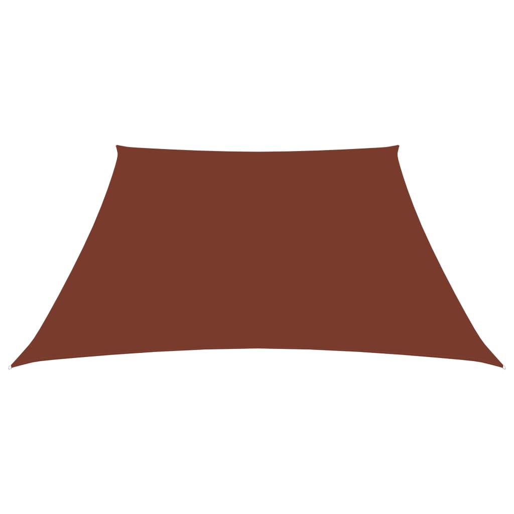 Vidaxl Zonnezeil Trapez 2 4x3 M Oxford Stoff Terrakotta -Colored