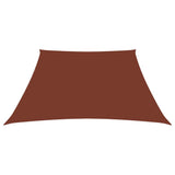 Vidaxl Zonnezeil Trapez 2 4x3 M Oxford Stoff Terrakotta -Colored