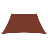 Vidaxl Zonnezeil Trapez 3 5x4 M Oxford Stoff Terrakotta farbig
