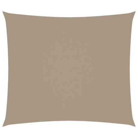 VIDAXL Sunshade Rechteck 2x2,5 M Oxford Stofftaupe