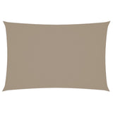 VIDAXL Sunshade Rechteck 2x4 M Oxford Stofftaupe