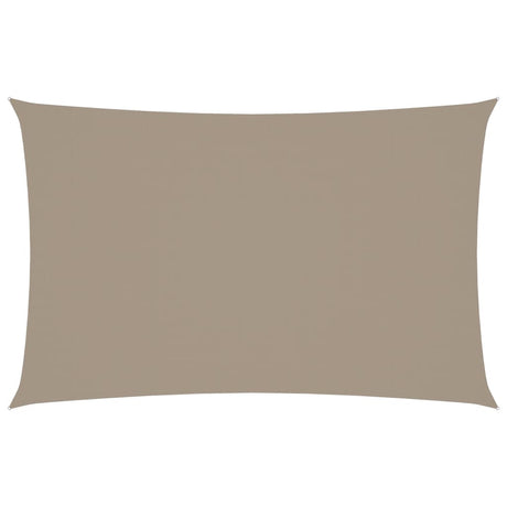 VIDAXL Sunshade Rechteck 2x5 M Oxford Stofftaupe