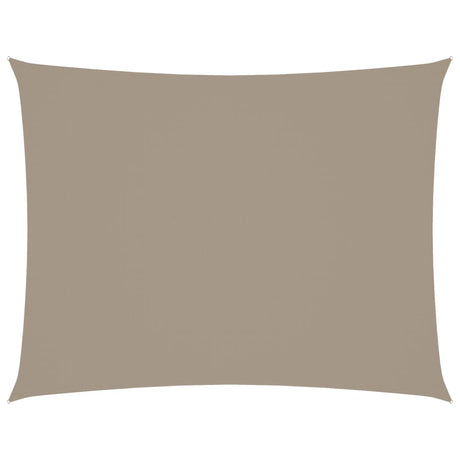 VIDAXL Sunshade Rechteck 3x4 M Oxford Stofftaupe