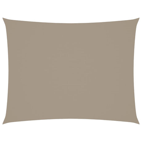VIDAXL Sunshade Rechteck 3x4 M Oxford Stofftaupe