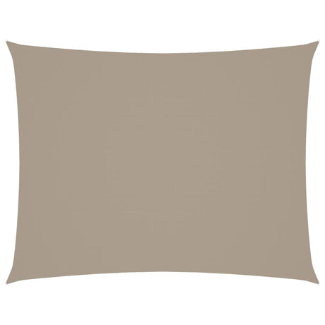 VIDAXL Sunshade Rechteck 3x4,5 M Oxford Stofftaupe