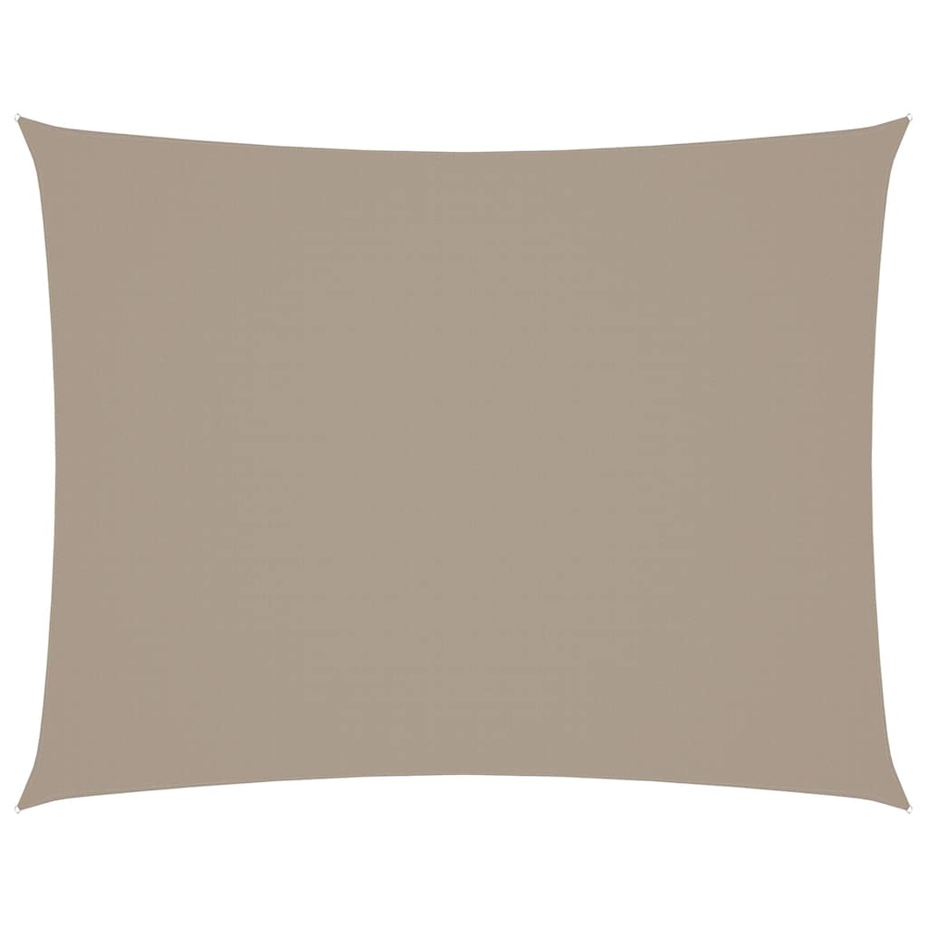 VIDAXL Sunshade Rechteck 3x4,5 M Oxford Stofftaupe