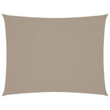 VIDAXL Sunshade Rechteck 3x4,5 M Oxford Stofftaupe