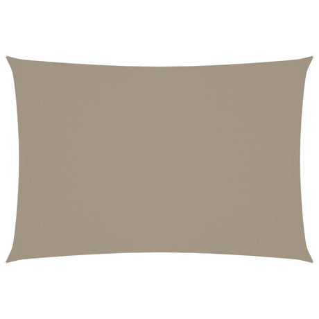 VIDAXL Sunshade Rechteck 3x5 M Oxford Stofftaupe