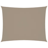VIDAXL Sunshade Rechteck 3,5 x 4,5 M Oxford Stofftaupe