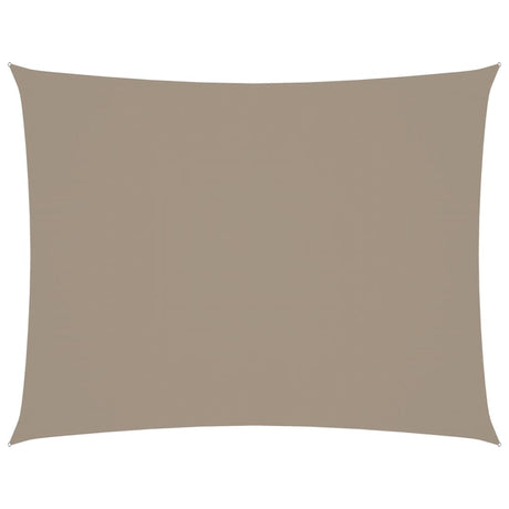 VIDAXL Sunshade Rechteck 3,5 x 4,5 M Oxford Stofftaupe
