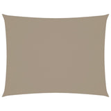 VIDAXL Sunshade Rechteck 3,5 x 5 M. Oxford Stofftaupe