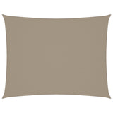 VIDAXL Sunshade Rechteckige 4x5 M Oxford Stofftaupe