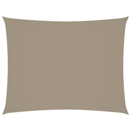VIDAXL Sunshade Rechteckige 4x5 M Oxford Stofftaupe