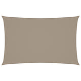 VIDAXL Sunshade Rechteck 5x8 M Oxford Stofftaupe