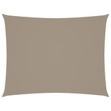 VIDAXL Sunshade Rechteck 6x7 M Oxford Stofftaupe