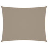 VIDAXL Sunshade Rechteck 6x8 M Oxford Stofftaupe