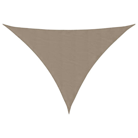 Vidaxl zonnescherm driehoekig 3x3x4,24 m oxford stof taupe