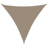 Vidaxl zonnescherm driehoekig 5x5x5 m oxford stof taupe
