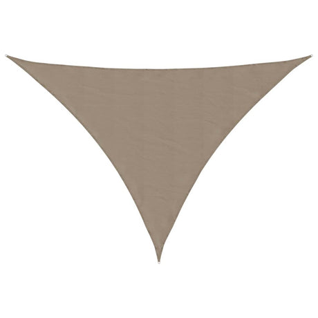 Vidaxl zonnescherm driehoekig 5x6x6 m oxford stof taupe