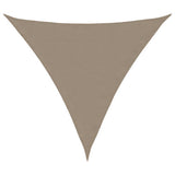 Vidaxl zonnescherm driehoekig 6x6x6 m oxford stof taupe