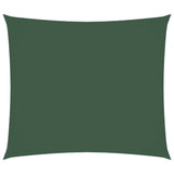 Vidaxl Sonnenschatten rechteckig 2,5 x 3 M. Oxford Stoff dunkelgrün