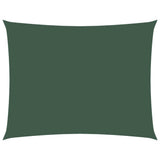 Vidaxl Sonnenschatten rechteckig 2,5 x 3,5 m Oxford Stoff dunkelgrün