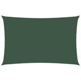 Vidaxl Sonnenschatten rechteckig 2,5 x 5 m Oxford Stoff dunkelgrün