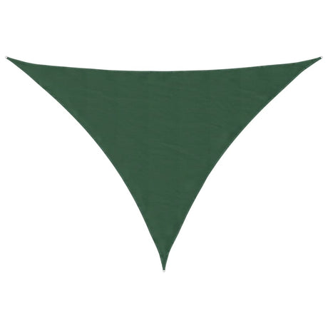 Vidaxl zonnescherm driehoekig 2,5x2,5x3,5 m oxford stof donkergroen