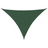 Vidaxl zonnescherm driehoekig 2,5x2,5x3,5 m oxford stof donkergroen