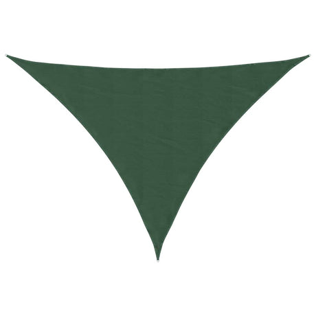 Vidaxl zonnescherm driehoekig 5x7x7 m oxford stof donkergroen