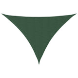 Vidaxl zonnescherm driehoekig 4x5x6,4 m oxford stof donkergroen